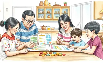 Enseña educación financiera en familia