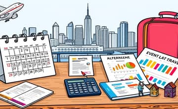 Planea el presupuesto para eventos especiales o viajes