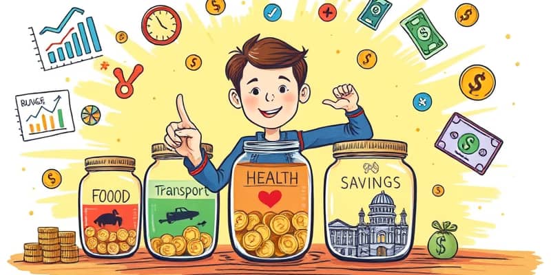Fija límites mensuales por categoría de gasto
